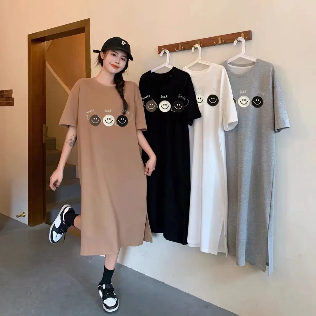 Summer Cartoon Print Dress